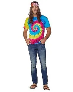 Spirit Halloween '60s Tie Dye T Shirt -SPIRIT HALLOWEEN Sales 01426923 c
