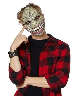 Spirit Halloween Smiley Half Mask