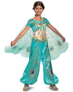Spirit Halloween Toddler Jasmine Costume Deluxe - Aladdin Live Action