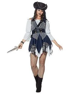 Spirit Halloween Adult Castaway Beauty Pirate Costume - The Signature Collection