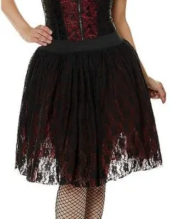 Spirit Halloween Victorian Vampire Layered Skirt
