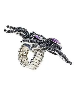 Spirit Halloween Purple Gem Spider Ring -SPIRIT HALLOWEEN Sales 01436096 c