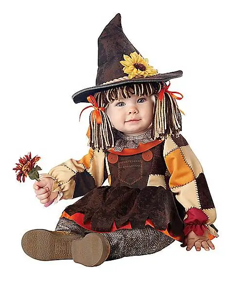 Spirit Halloween Baby Pumpkin Patch Scarecrow Costume 3 Spirit Halloween Baby Pumpkin Patch Scarecrow Costume