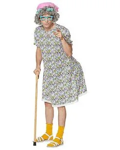 Spirit Halloween Adult Men’s Grandma Costume