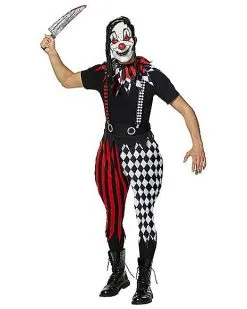 Spirit Halloween Scary Clown Costume Kit