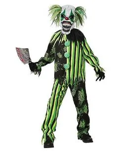Spirit Halloween Kids Glow In The Dark Chaos Clown Costume