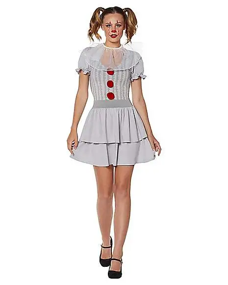 Spirit Halloween Adult Pennywise Dress Costume - It: Chapter Two 5 Spirit Halloween Adult Pennywise Dress Costume - It: Chapter Two - Image 3