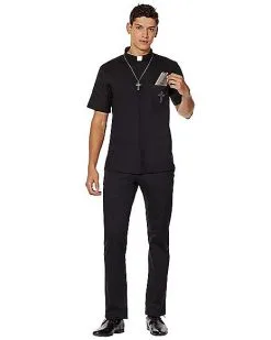 Spirit Halloween Priest Costume Kit