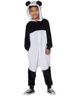 Spirit Halloween Kids Panda One-Piece Costume