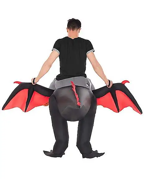 Spirit Halloween Adult Piggyback Dragon Inflatable Costume 4 Spirit Halloween Adult Piggyback Dragon Inflatable Costume - Image 2