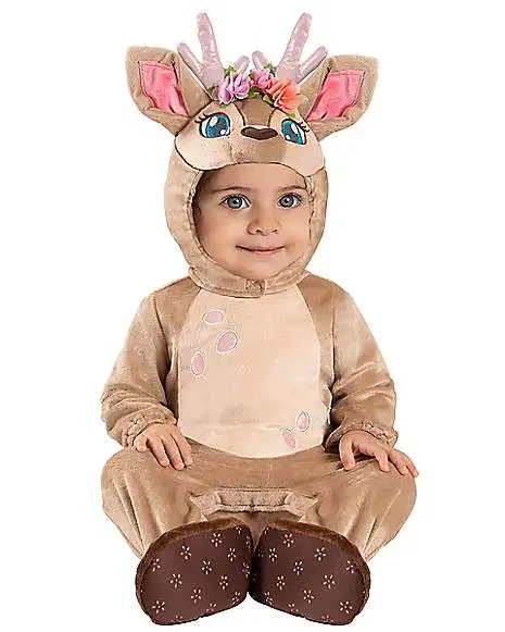 Spirit Halloween Baby Faux Fur Fawn Costume 3 Spirit Halloween Baby Faux Fur Fawn Costume