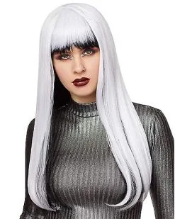 Spirit Halloween Black And White Wig
