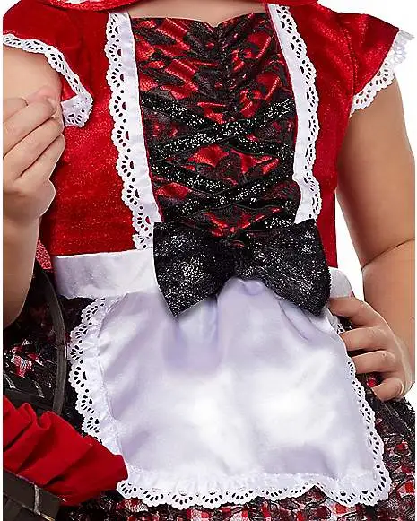 Spirit Halloween Toddler Little Red Riding Hood Costume 5 Spirit Halloween Toddler Little Red Riding Hood Costume - Image 3