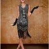 Spirit Halloween Adult Black Beaded Flapper Dress 2 Spirit Halloween Adult Black Beaded Flapper Dress -SPIRIT HALLOWEEN Sales 01470350 a