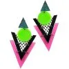 Spirit Halloween '80s Geometric Earrings -SPIRIT HALLOWEEN Sales 01470871 a