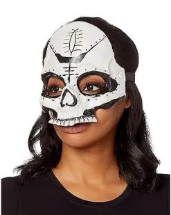 Spirit Halloween Witch Doctor Skull Half Mask -SPIRIT HALLOWEEN Sales 01473297 c