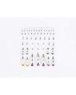 Spirit Halloween Clear Press On Gem Stones 65 Piece Set -SPIRIT HALLOWEEN Sales 01474550 c