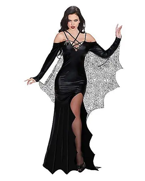 Spirit Halloween Adult Black Widow Dress Costume 3 Spirit Halloween Adult Black Widow Dress Costume