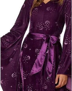 Spirit Halloween Adult Velvet Celestial Robe -SPIRIT HALLOWEEN Sales 01475532 c