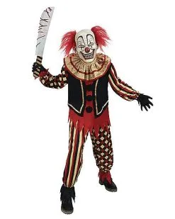 Spirit Halloween Kids Cursed Clown Costume