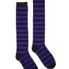 Spirit Halloween Black And Purple Striped Knee High Socks -SPIRIT HALLOWEEN Sales 01483510 a