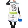 Spirit Halloween Adult White Clam Seltzer Costume -SPIRIT HALLOWEEN Sales 01486489 a
