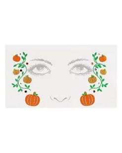 Spirit Halloween Pumpkin Face Decal