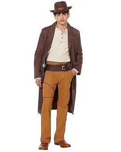 Spirit Halloween Adult Brown Trench Coat