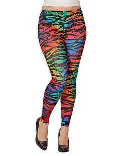 Spirit Halloween '80s Print Leggings