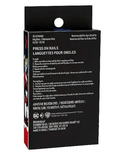 Spirit Halloween Kids Harley Quinn Press On Nails - DC Comics -SPIRIT HALLOWEEN Sales 01497734 d