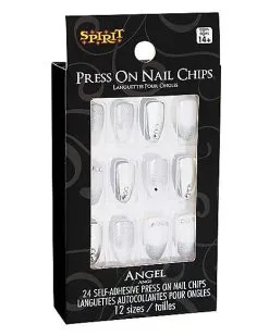 Spirit Halloween Angel Press On Nails -SPIRIT HALLOWEEN Sales 01498872 c