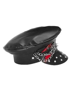 Spirit Halloween Punk Rock Studded Hat -SPIRIT HALLOWEEN Sales 01503408 c