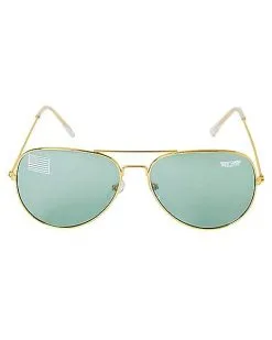 Spirit Halloween Navy Aviator Glasses