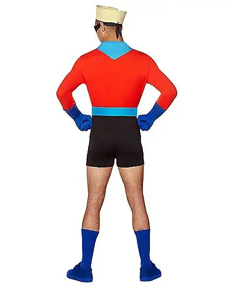 Spirit Halloween Adult Barnacle Boy Costume - SpongeBob SquarePants 4 Spirit Halloween Adult Barnacle Boy Costume - SpongeBob SquarePants - Image 2