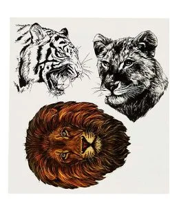 Spirit Halloween Big Cat Temporary Tattoos -SPIRIT HALLOWEEN Sales 01507813 d