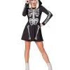Spirit Halloween Adult Skeleton Hooded Dress 2 Spirit Halloween Adult Skeleton Hooded Dress -SPIRIT HALLOWEEN Sales 01508233 a