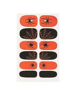 Spirit Halloween Spider Nail Decals