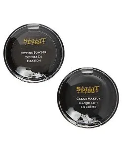 Spirit Halloween Black Cream Makeup And Setting Powder