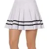 Spirit Halloween White Striped Pleated Cheerleader Skirt 1 Spirit Halloween White Striped Pleated Cheerleader Skirt -SPIRIT HALLOWEEN Sales 01522218 a