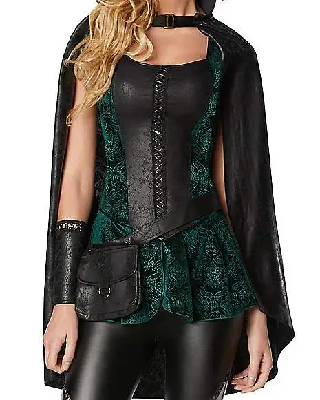 Spirit Halloween Adult Woodland Huntress Costume 4 Spirit Halloween Adult Woodland Huntress Costume - Image 2