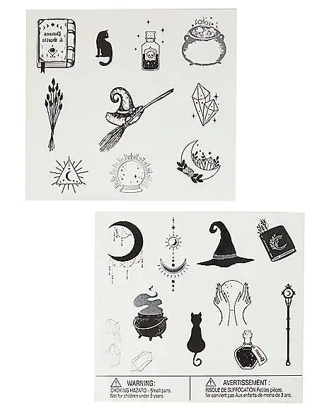 Spirit Halloween Kids Sorceress Temporary Tattoos 3 Spirit Halloween Kids Sorceress Temporary Tattoos