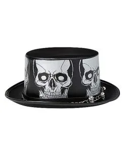 Spirit Halloween Skeleton Top Hat -SPIRIT HALLOWEEN Sales 01531136 b