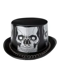 Spirit Halloween Skeleton Top Hat -SPIRIT HALLOWEEN Sales 01531136 c