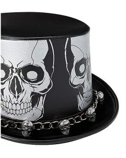 Spirit Halloween Skeleton Top Hat -SPIRIT HALLOWEEN Sales 01531136 d
