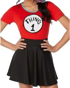 Spirit Halloween Adult Thing 1 And Thing 2 Costume Kit - Dr. Seuss 7 Spirit Halloween Adult Thing 1 And Thing 2 Costume Kit - Dr. Seuss -SPIRIT HALLOWEEN Sales 01532308 c