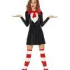 Spirit Halloween Adult Cat In The Hat Dress - Dr. Seuss -SPIRIT HALLOWEEN Sales 01532423 a