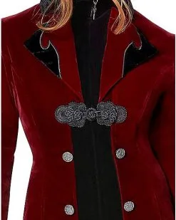 Spirit Halloween Adult Burgundy Vampire Jacket 7 Spirit Halloween Adult Burgundy Vampire Jacket -SPIRIT HALLOWEEN Sales 01533140 c