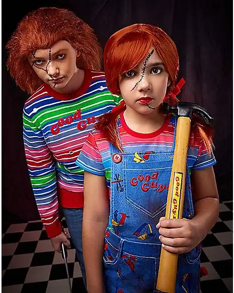Spirit Halloween Kids Chucky Overalls Costume - The Signature Collection 4 Spirit Halloween Kids Chucky Overalls Costume - The Signature Collection - Image 2