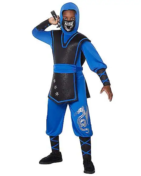 Spirit Halloween Kids Blue Ultimate Ninja Costume 3 Spirit Halloween Kids Blue Ultimate Ninja Costume