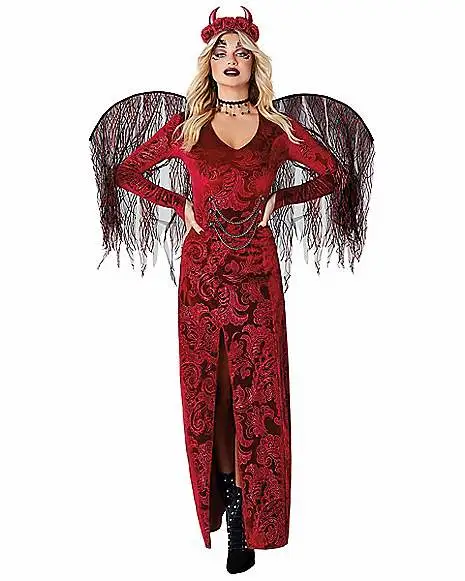 Spirit Halloween Adult Gothic Devil Costume 3 Spirit Halloween Adult Gothic Devil Costume